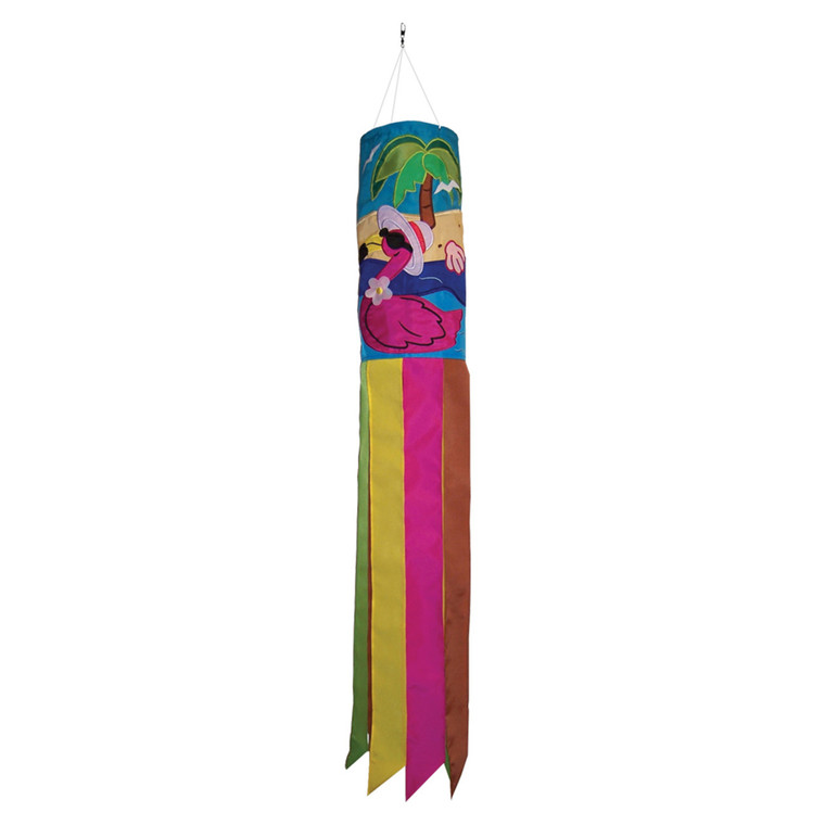 Flamingo Windsock - 6in x 40in