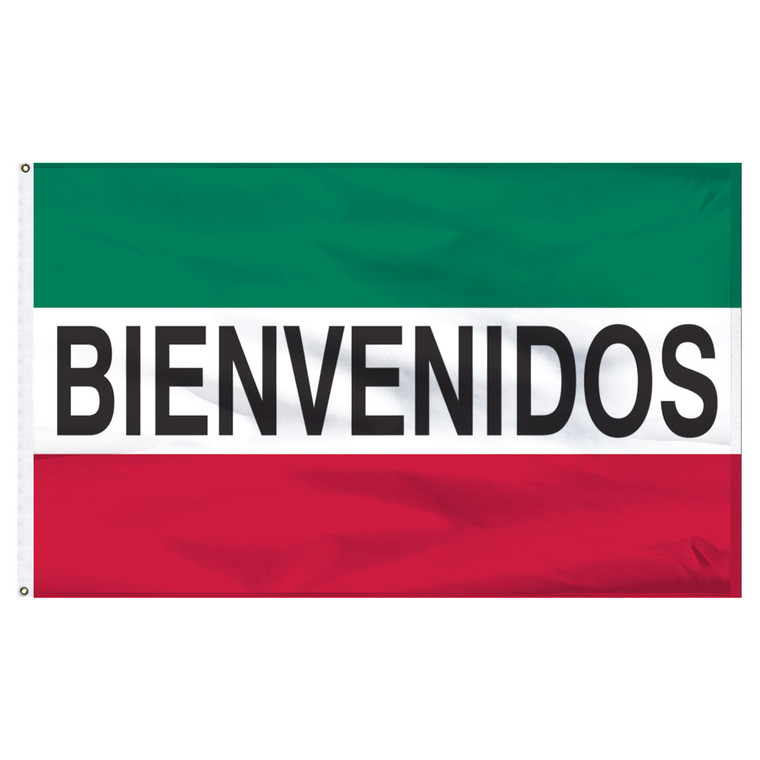 Bienvenidos 3ft x 5ft Nylon Flag (Welcome)