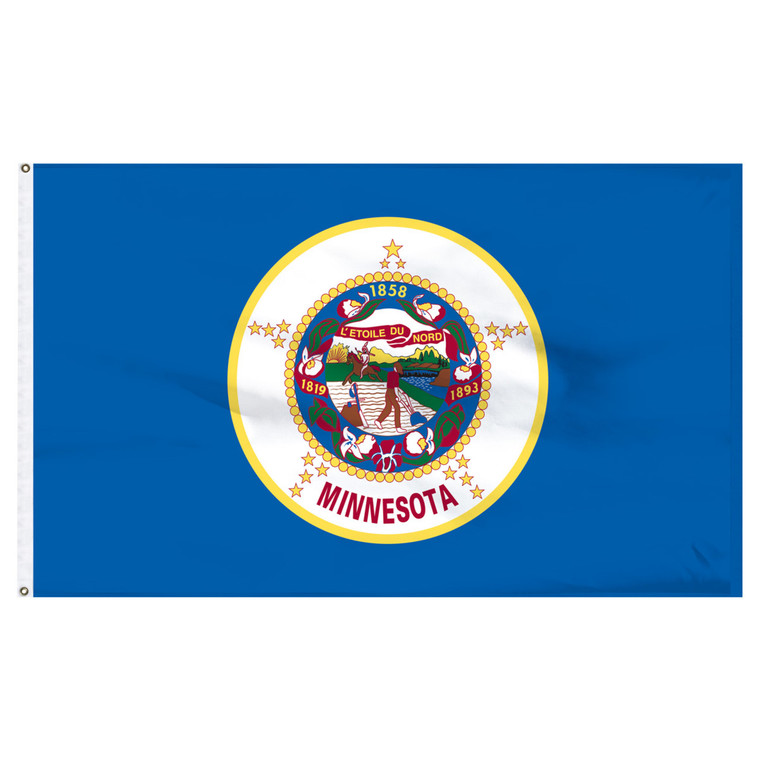Minnesota Flag 3x5ft Nylon