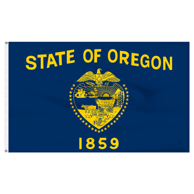 Oregon flag 4 x 6 feet nylon