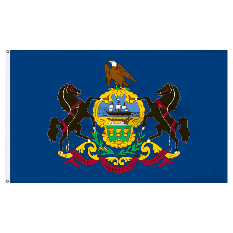 Pennsylvania Flag 4 x 6 Feet Nylon