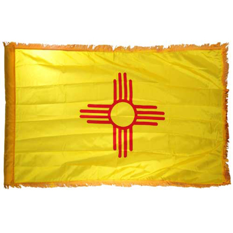 New Mexico Flag 3ft x 5ft Nylon Indoor