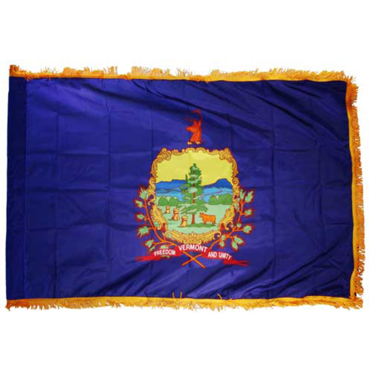 Vermont Flag 3ft x 5ft Nylon Indoor