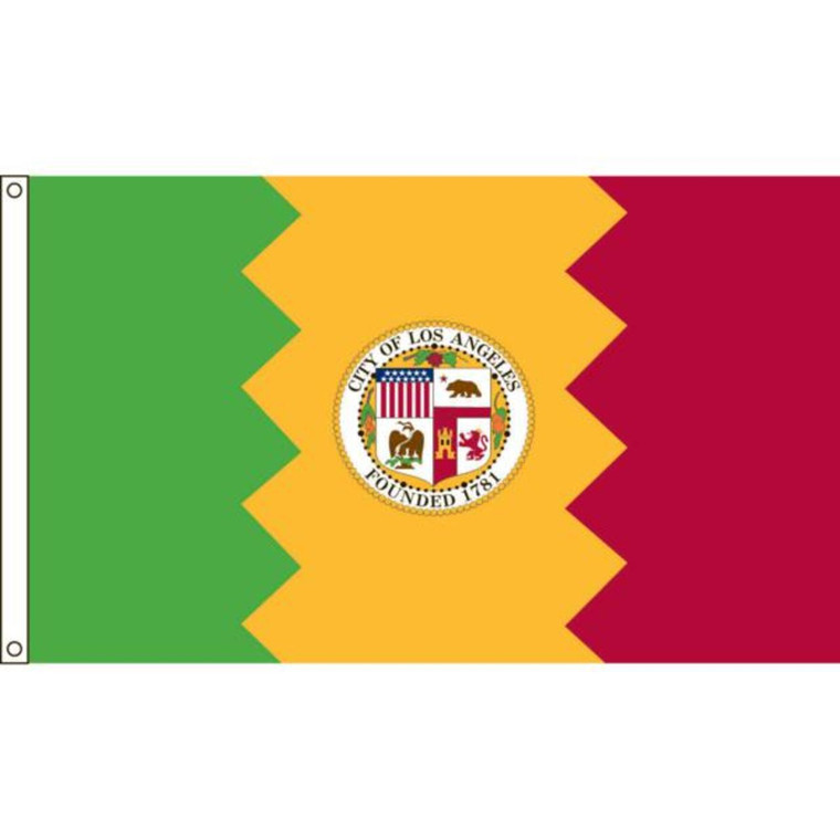 Los Angeles 5' X 8' Nylon Flag