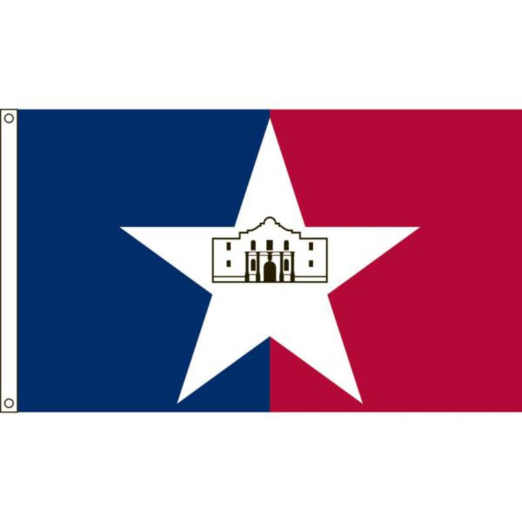 San Antonio 5' X 8' Nylon Flag