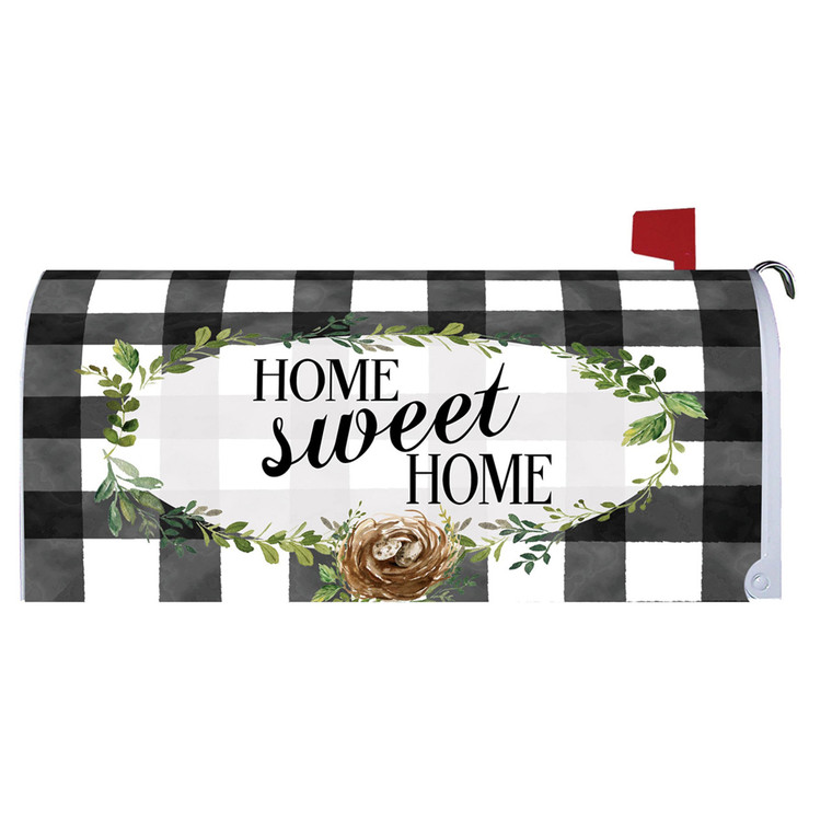 Home Sweet Home Mailbox Cover - 17.75" x 20"