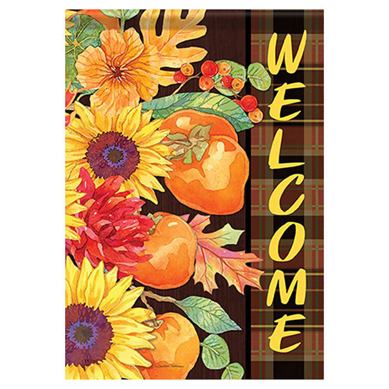 Carson Fall Garden Flag - Fall Floral - 12.5in x 18in