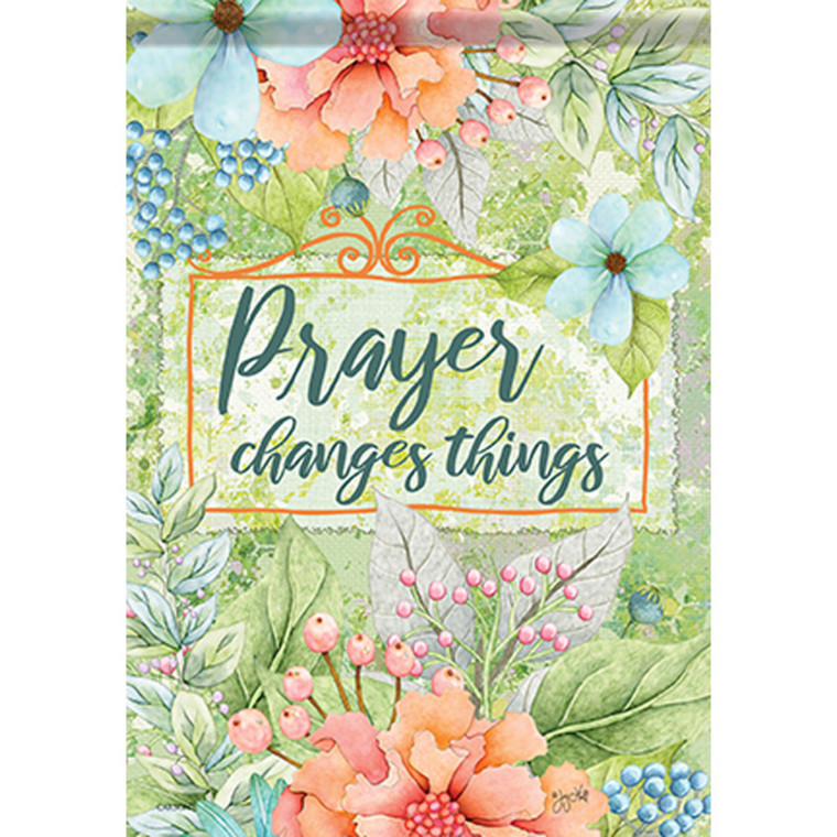 Inspirational Garden Flag - Prayer - 12.5in x 18in