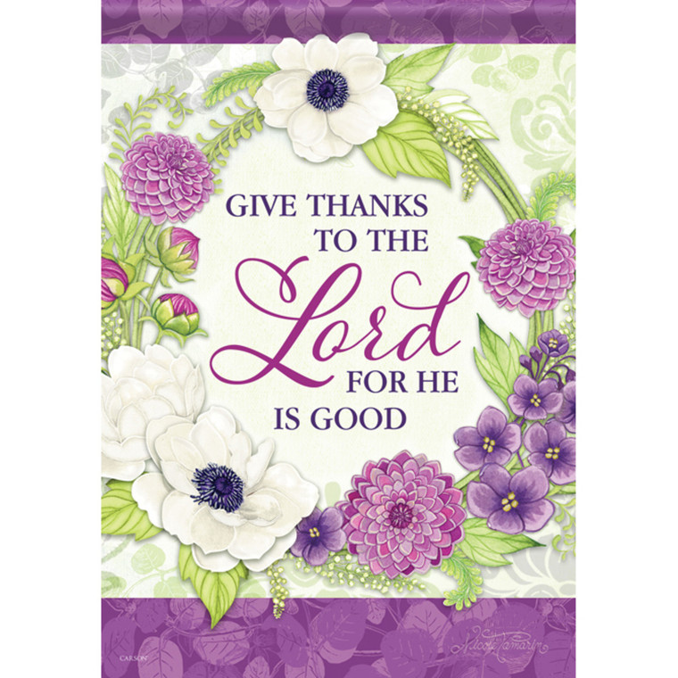 Inspirational Garden Flag - He is Good - 12.5in x 18in