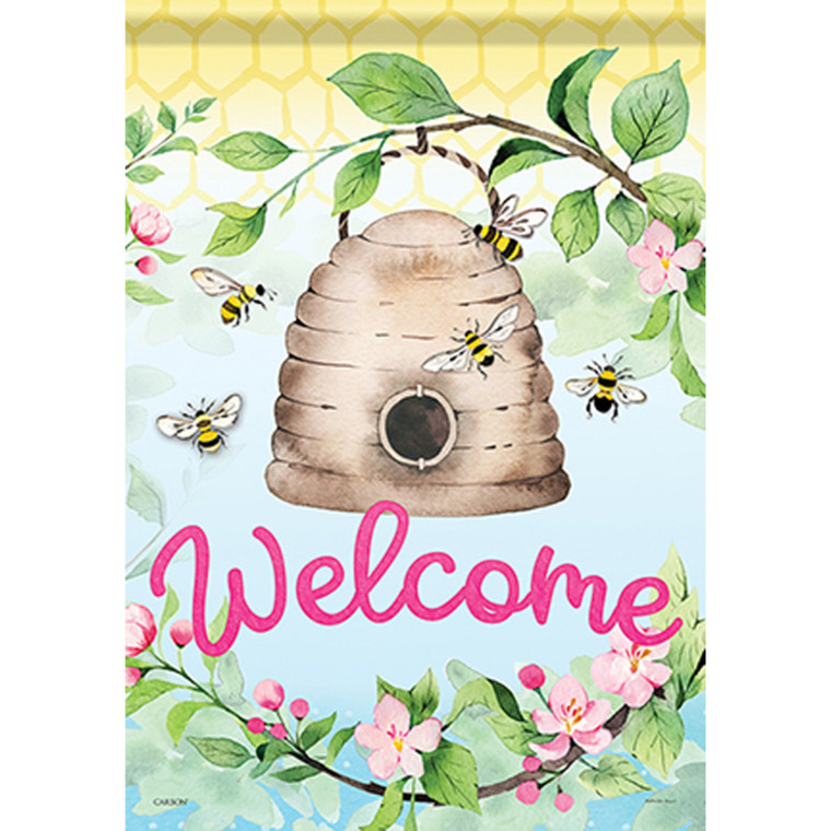 Carson Summer Banner Flag - Hive Dwellers - 28in x 40in