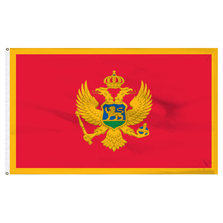 Montenegro 2' x 3' Nylon Flag