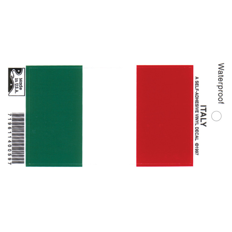 Italy Decal - 2 3/8" x 4"