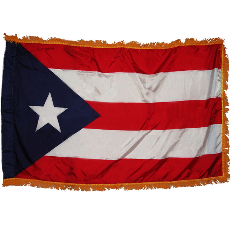 Super Tough Puerto Rico Indoor Flag 3' x 5' Nylon