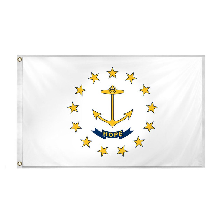 Super Tough Rhode Island Outdoor Nylon Flag 3' x 5'