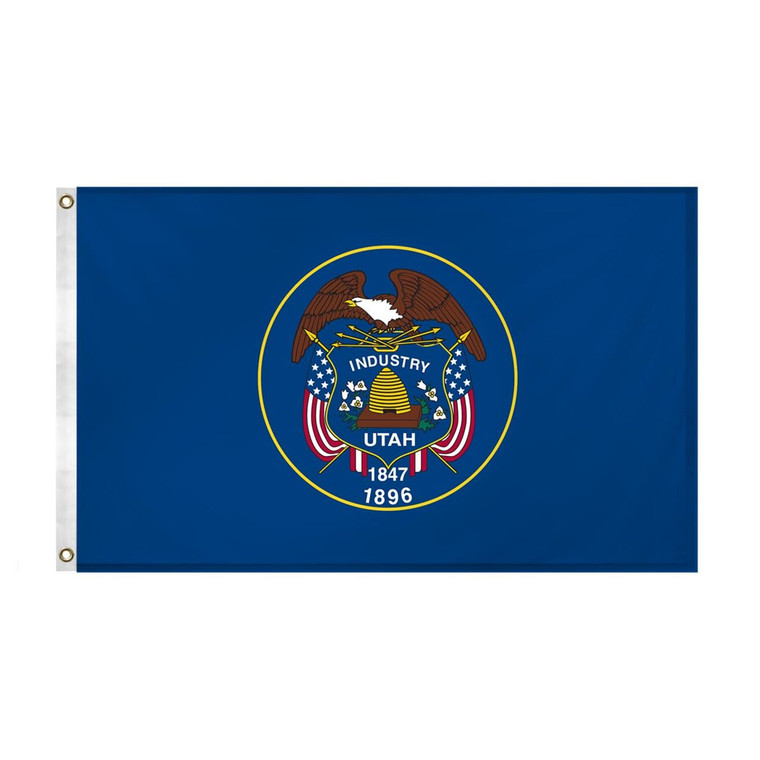 Super Tough Utah Outdoor Nylon Flag 3' x 5'