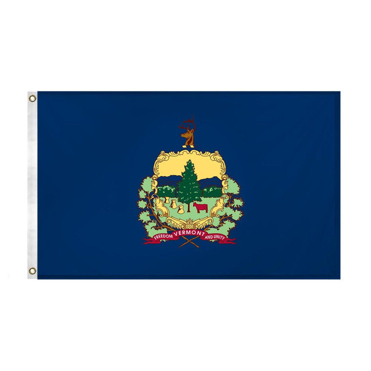 Super Tough Vermont Outdoor Nylon Flag 3' x 5'