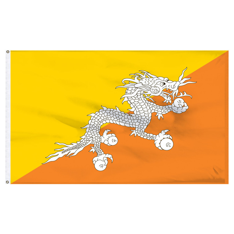 Bhutan 5' x 8' Nylon Flag