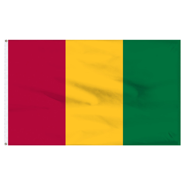 Guinea 5' x 8' Nylon Flag