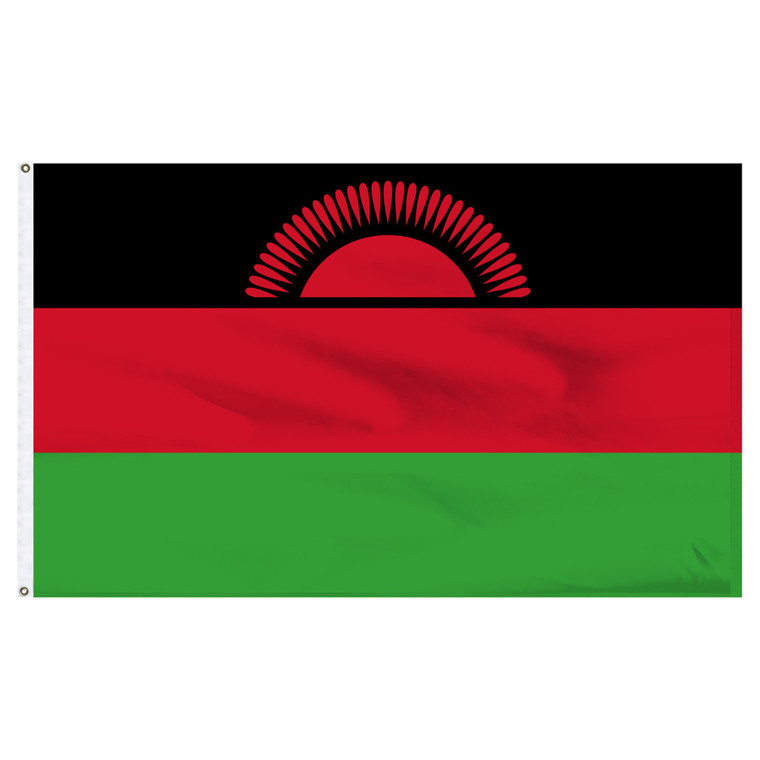 Malawi 5' x 8' Nylon Flag