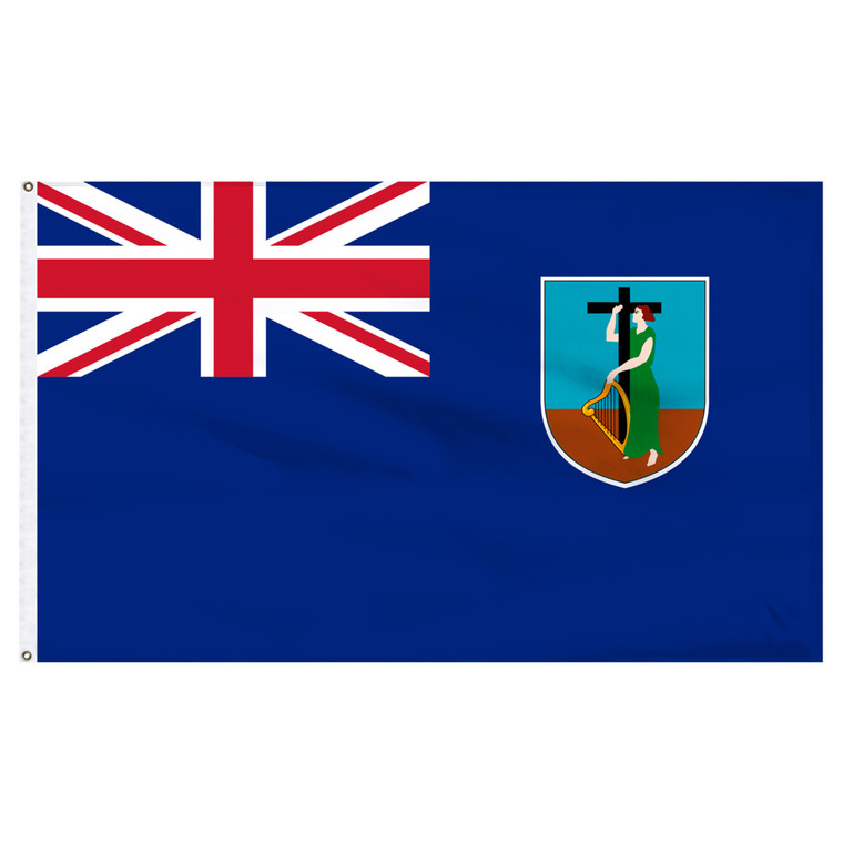 Montserrat 5' x 8' Nylon Flag
