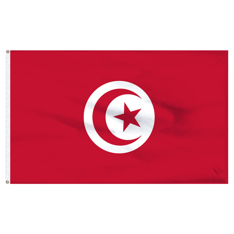 Tunisia 5' x 8' Nylon Flag