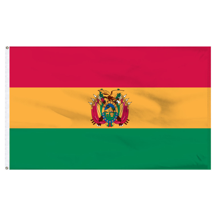 Bolivia 6' x 10' Nylon Flag With Seal