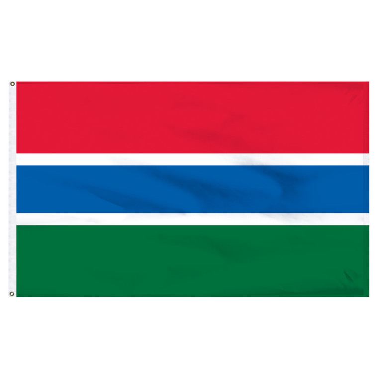 Gambia 6' x 10' Nylon Flag