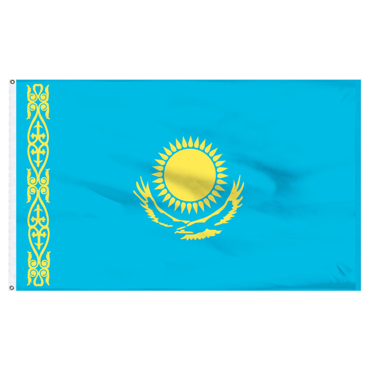 Kazakhstan 6' x 10' Nylon Flag