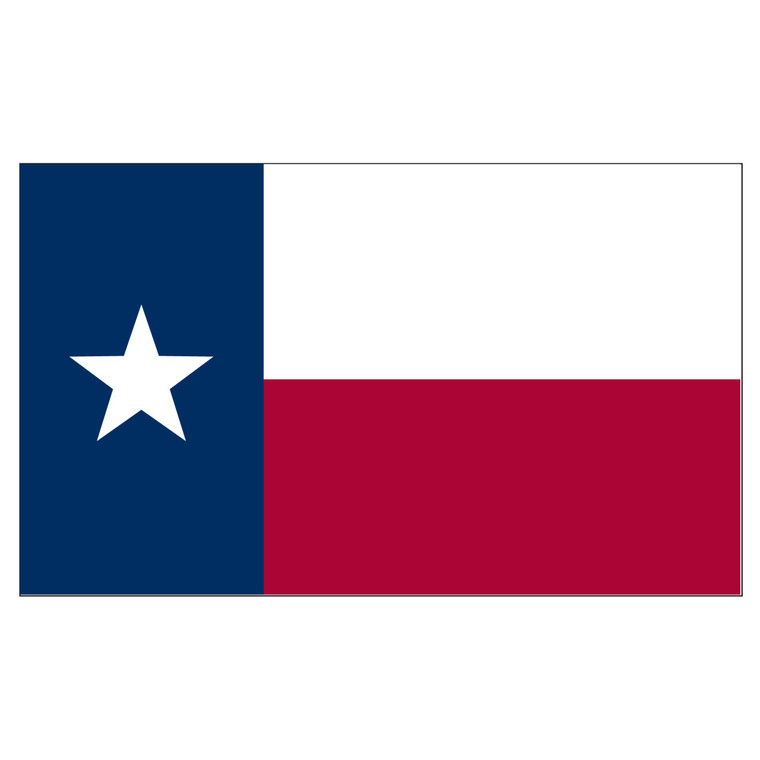 Texas 5ft x 8ft Spun Heavy Duty Polyester Flag