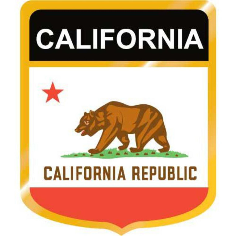 California Flag Crest Clip Art - Downloadable Image