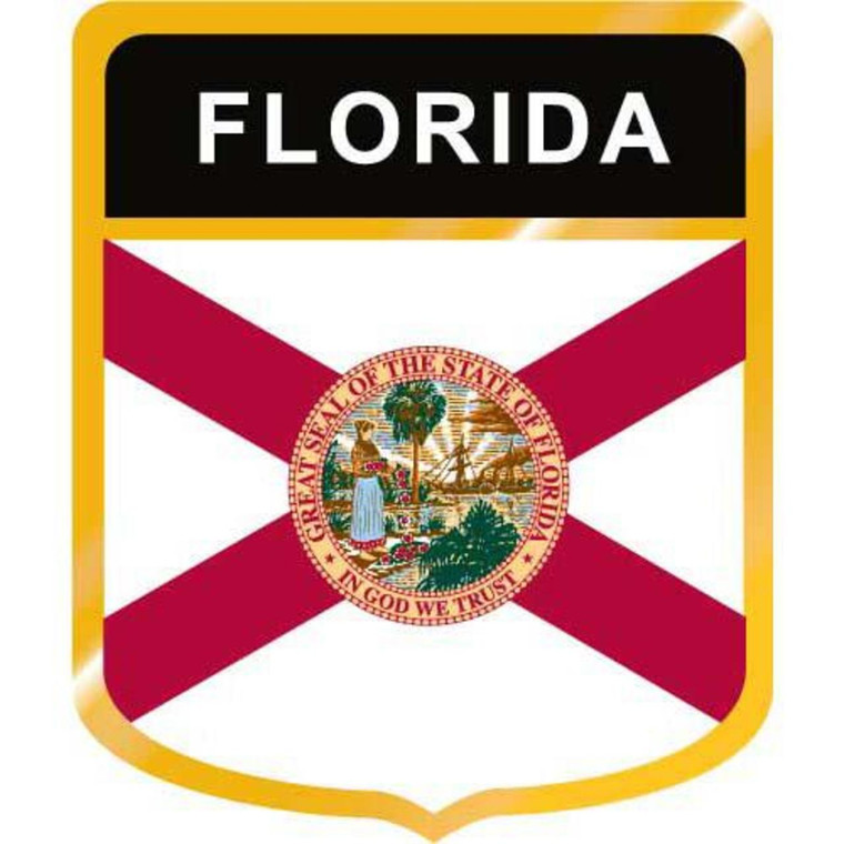 Florida Flag Crest Clip Art - Downloadable Image