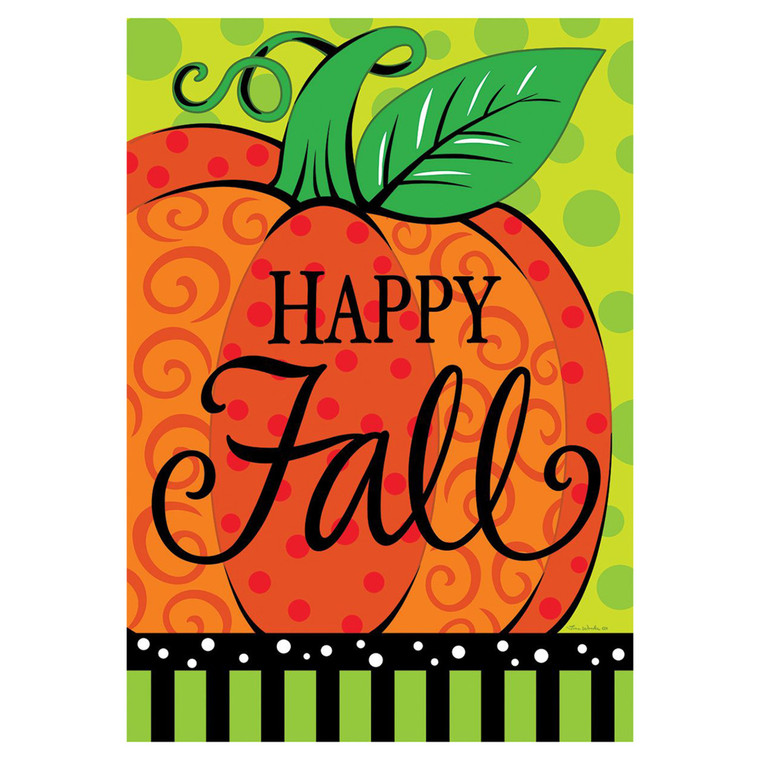 Fall Banner Flag - Whimsy Pumpkin