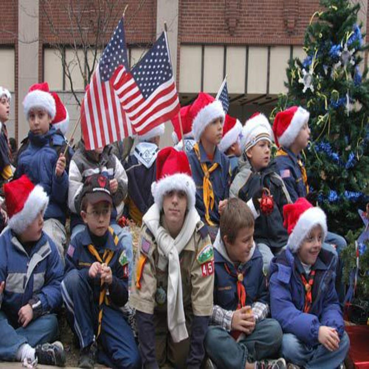 Cub Scouts on Float - Downloadable Image