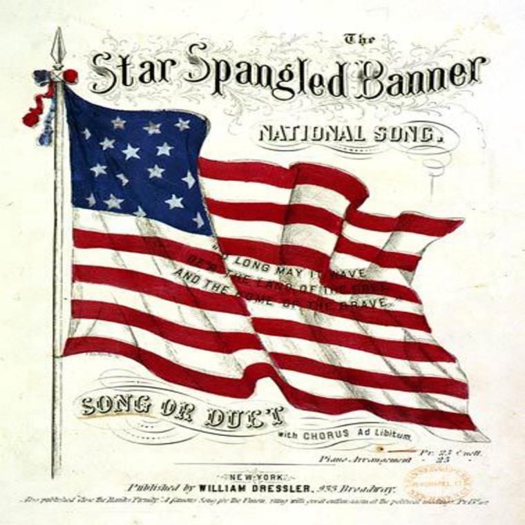 Star Spangled Banner: National Song - Downloadable Image