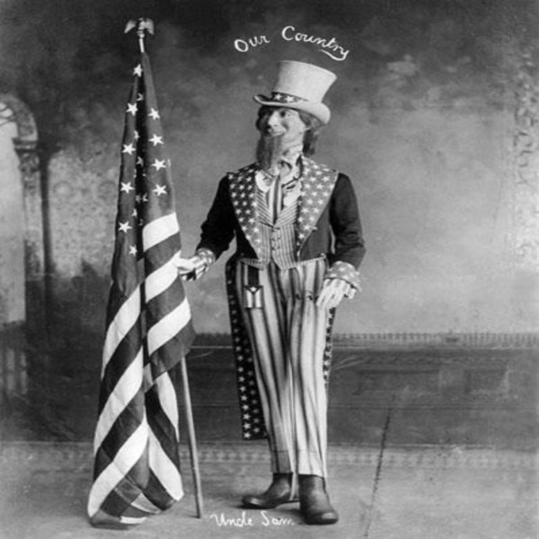 Figurine of Uncle Sam ca1898