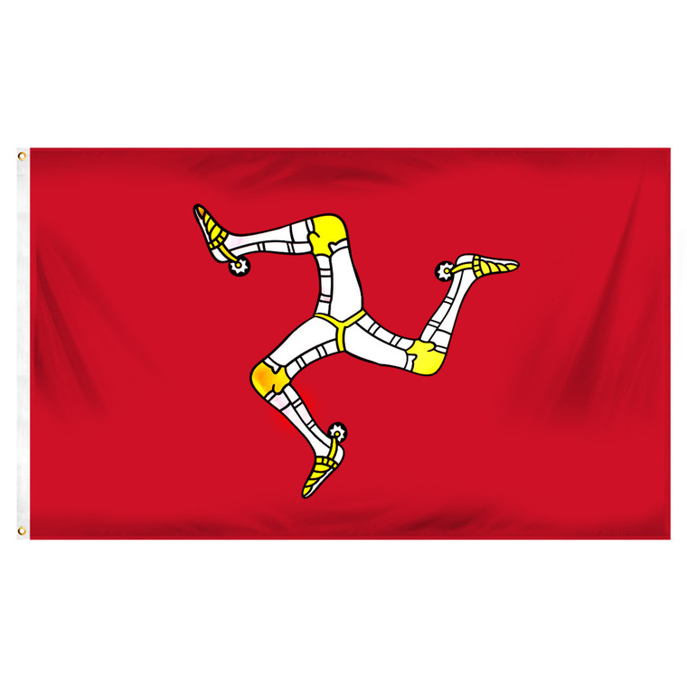 Isle of Man Flag 3ft x 5ft Printed Polyester