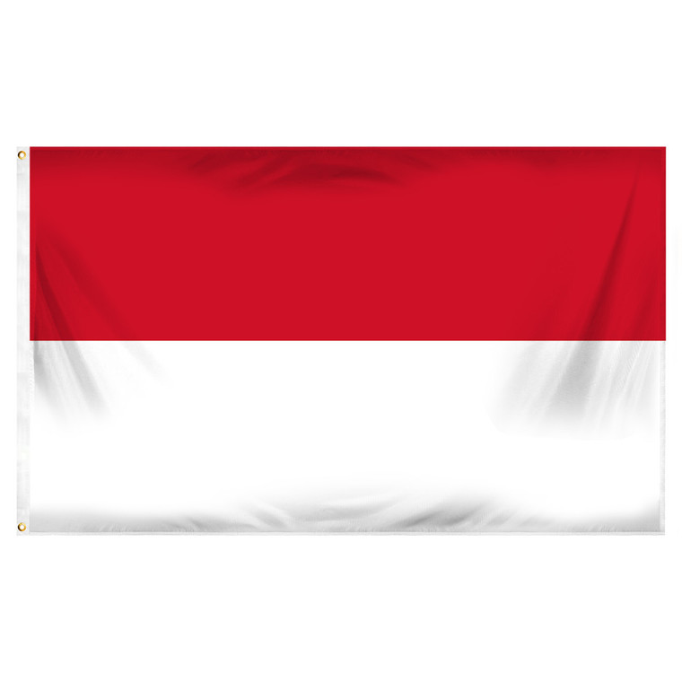 Monaco Flag 3ft x 5ft Printed Polyester