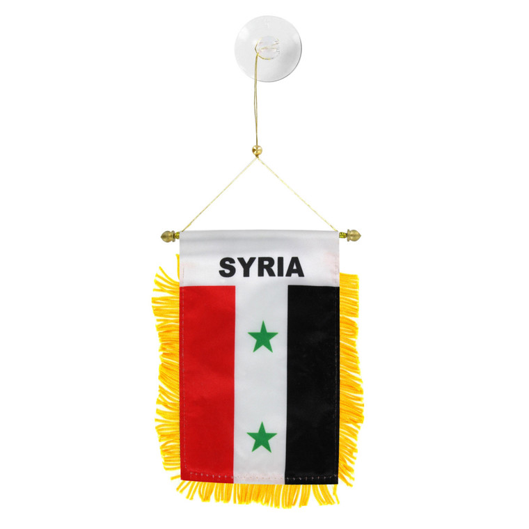 Syria Mini Window Banner - 4in x 6in