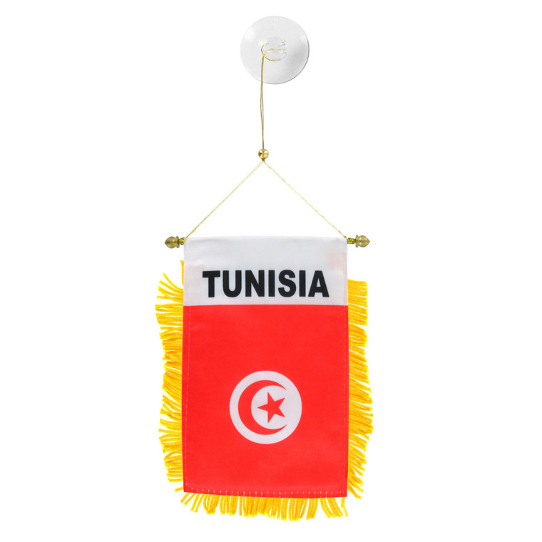 Tunisia Mini Window Banner - 4in x 6in