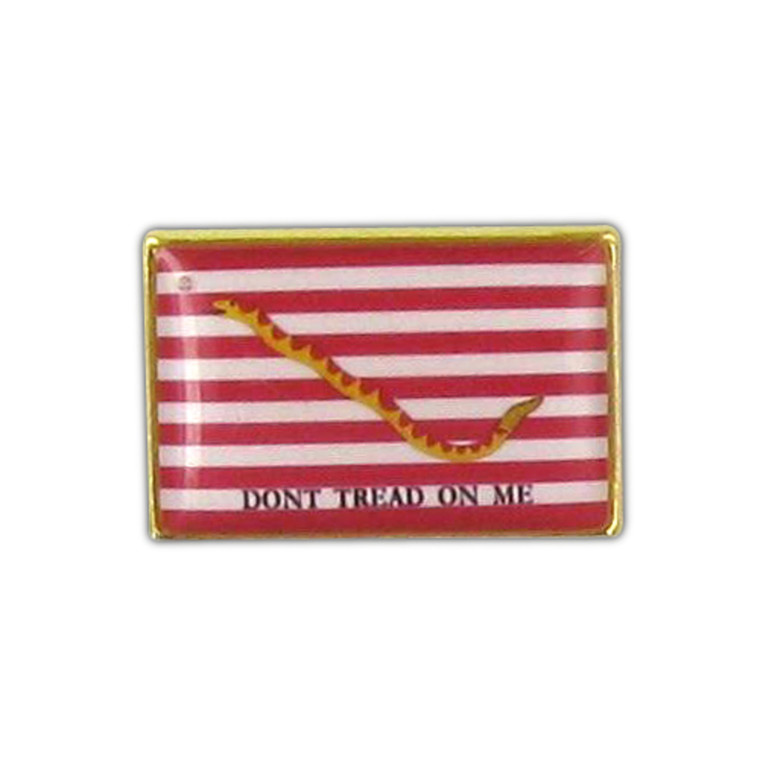 First Navy Jack Flag Lapel Pin - 7/8" x 5/8"