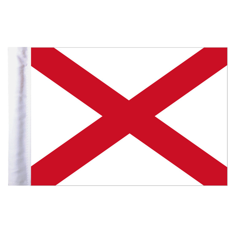 Alabama Motorcycle Flag - 6" x 9"