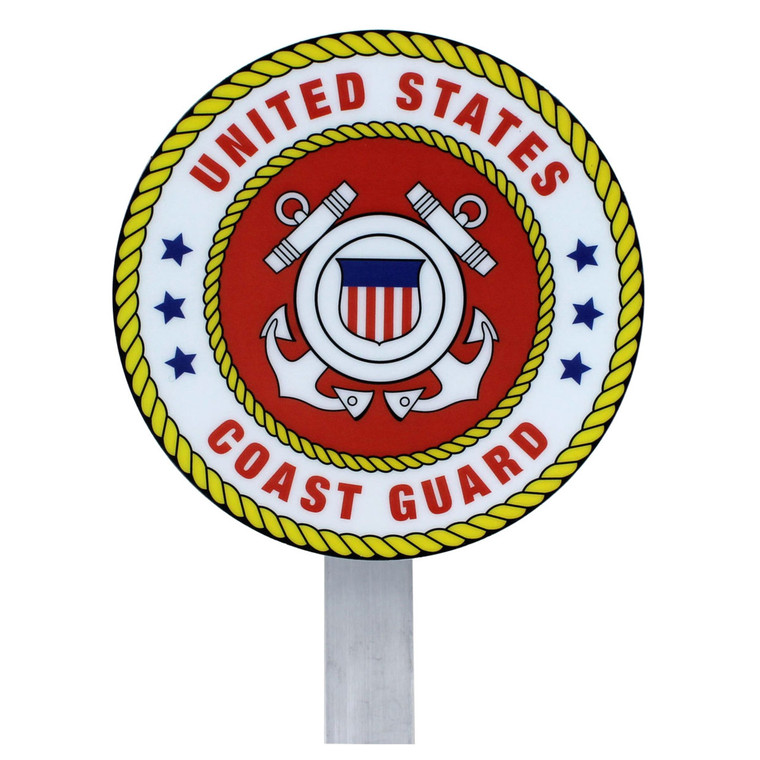 US Coast Guard Grave Flag Holder