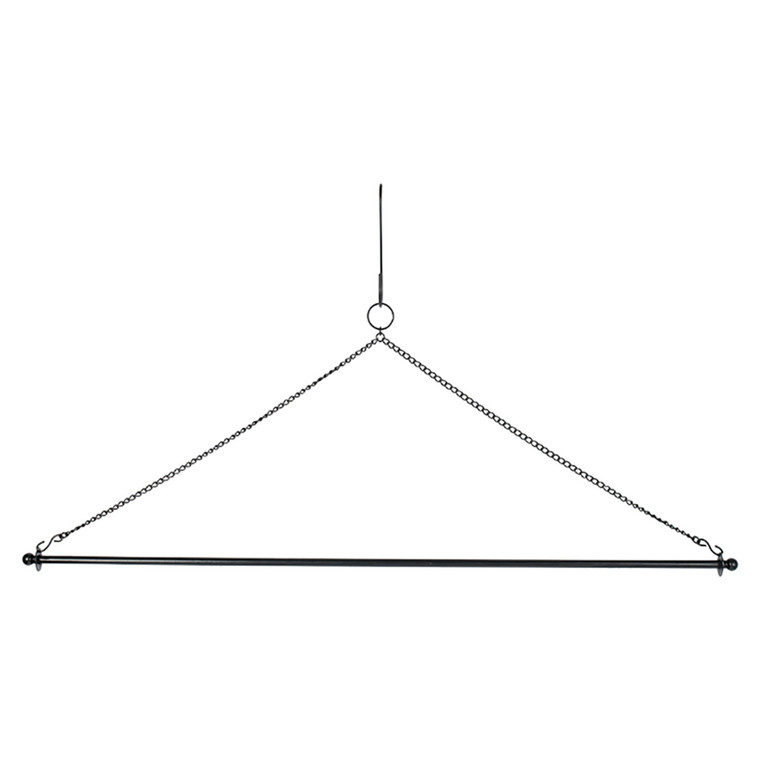 Large Flag Dowel Hanger - Black - 5.25" x 16.25"