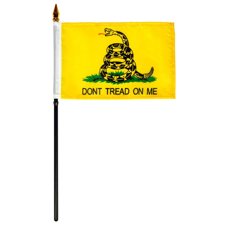 Gadsden Flag 4 x 6 Inch - Dont Tread On Me