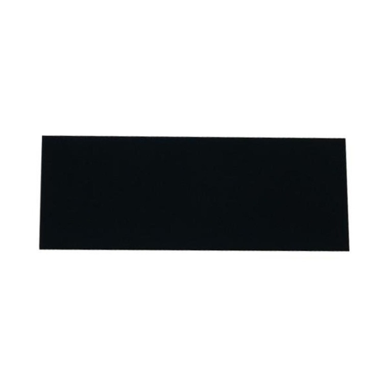 Blank Small Black Engraving Plate  1in x 2.5in