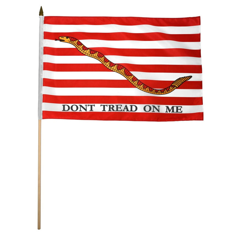 1st Navy Jack 12 x 18 inch (Don't tread on me flag)