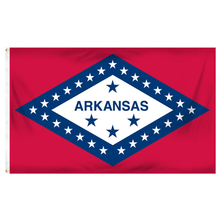 Arkansas 3ft x 5ft Spun Heavy Duty Polyester Flag