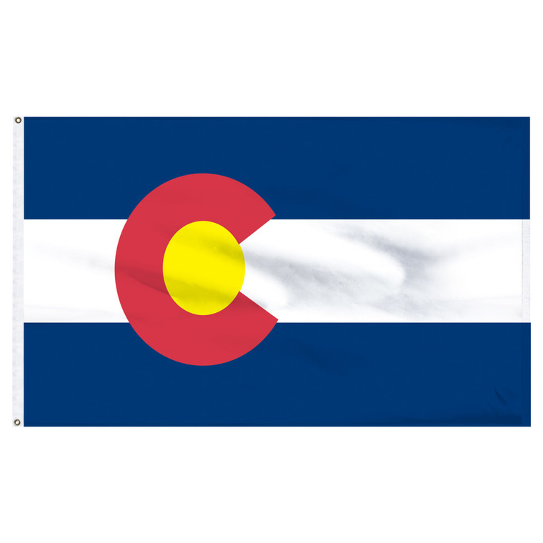 Colorado Flag 5 x 8 Feet Nylon