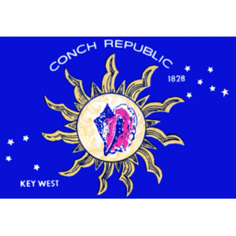 Conch Republic 3 x 5 feet Super Knit Polyester flag