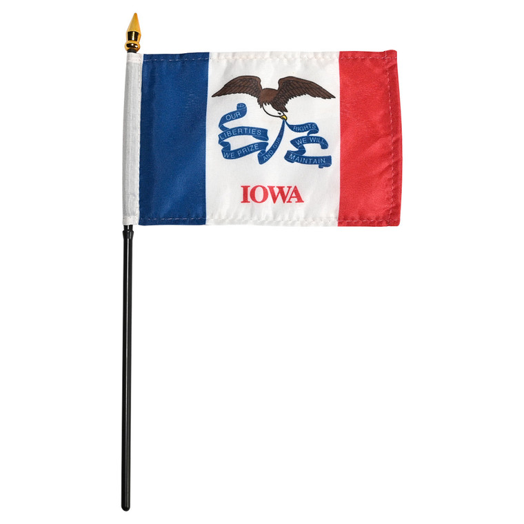 Iowa flag 4 x 6 inch